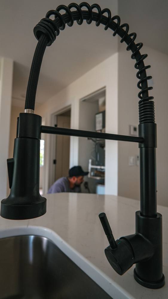 Clearview Plumbing & Gas faucet repair in a Delray Beach kitchen