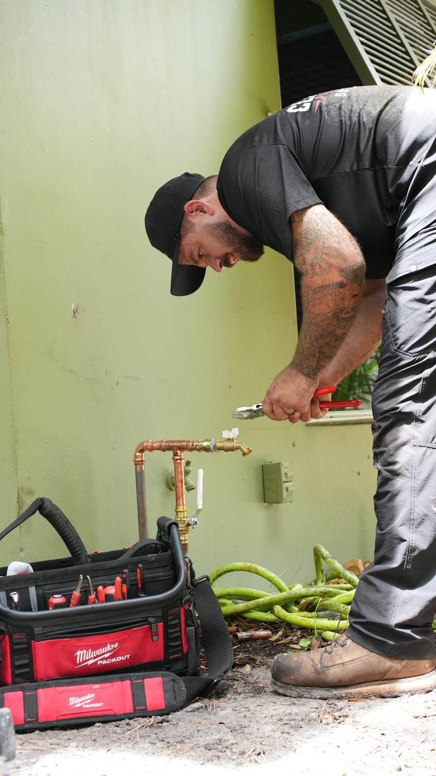 Copper repiping installation by Clearview Plumbing & Gas